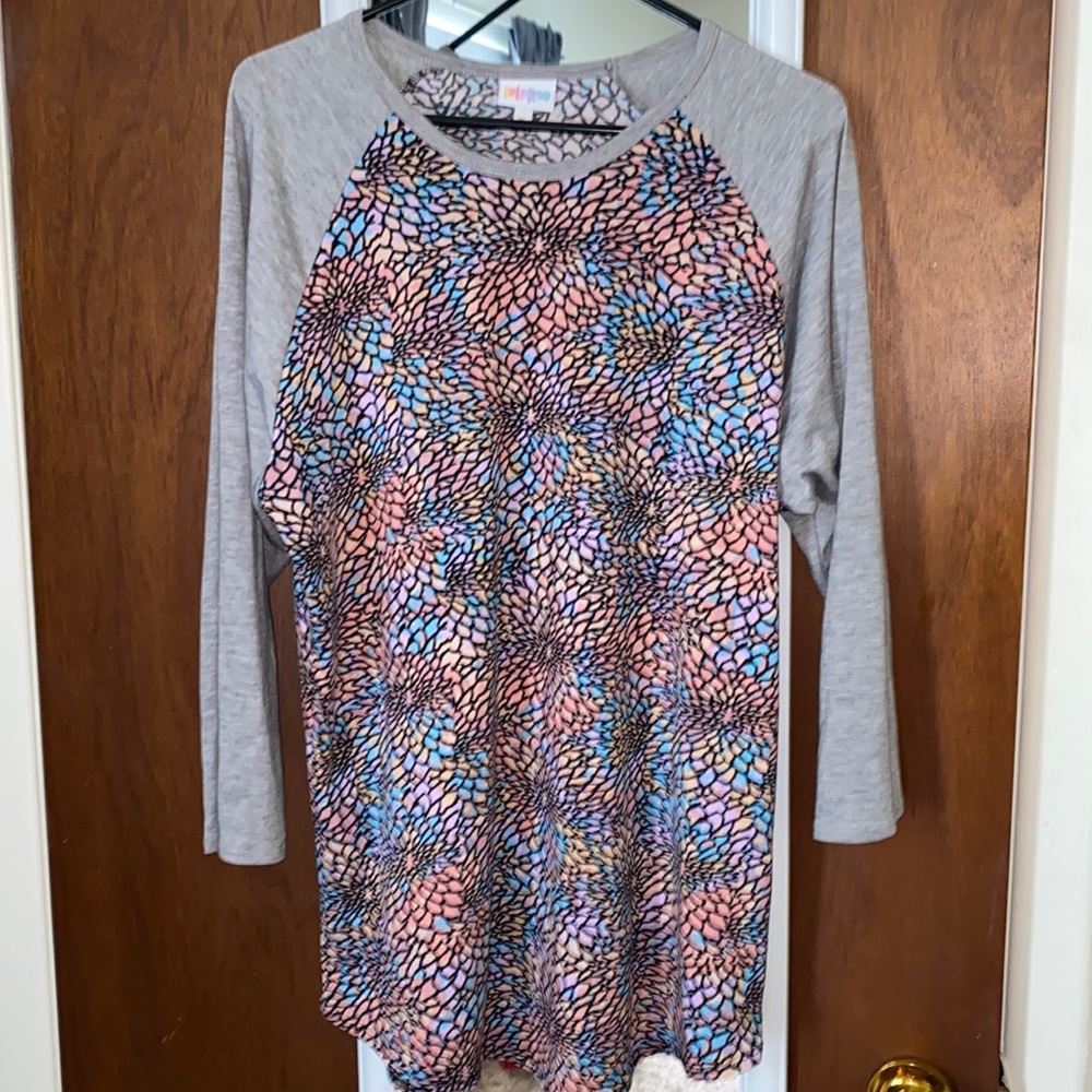 Lula Roe Randy Baseball T Size XL